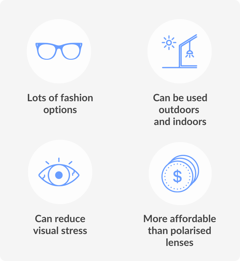 benefits of tinted glasses