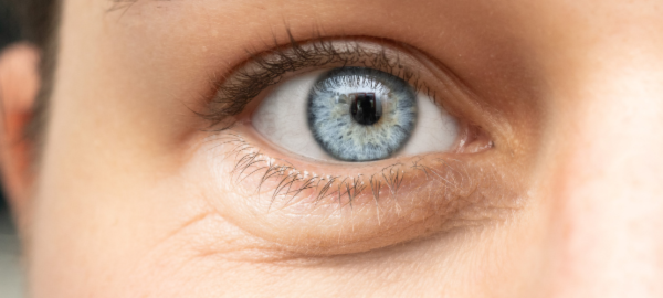image of a persons blue eye