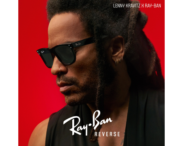 Male model wearing Ray-Ban sunglasses