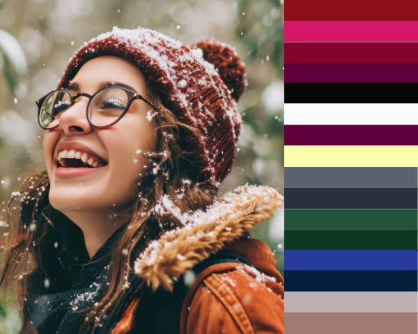 winter season colour palette