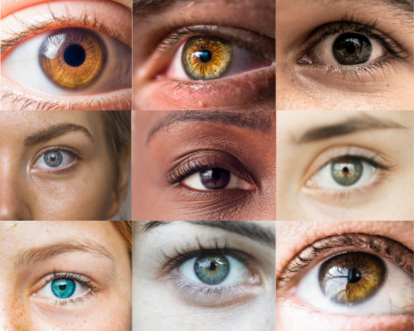 different eye colours