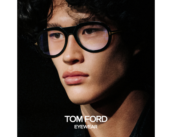 man wearing tom ford eyeglasses