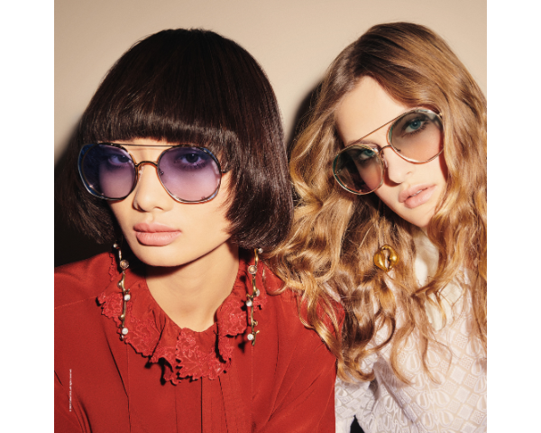 two women wearing chloe sunglasses
