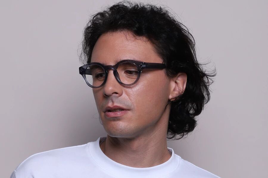 man wearing polo ralph lauren eyeglasses