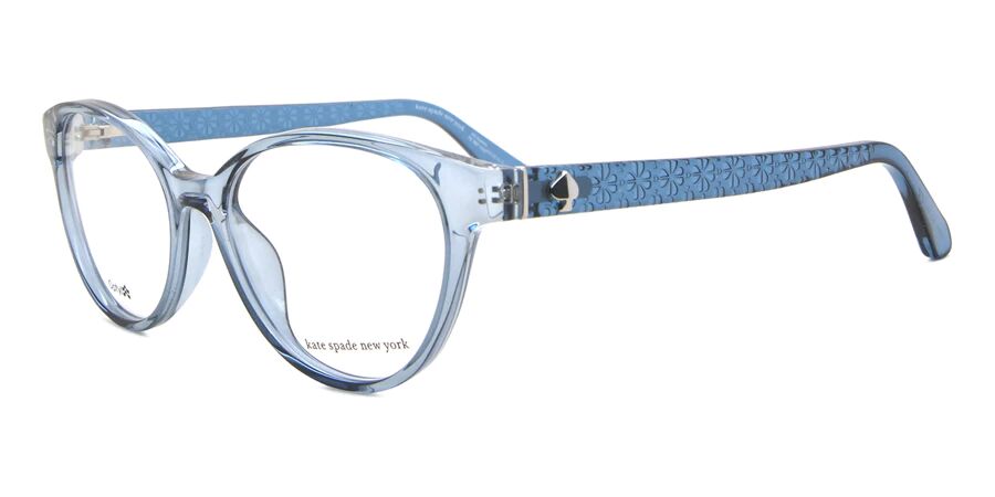 Blue frame Kate Spade eyeglasses
