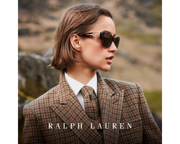 woman wearing polo ralph lauren sunglasses