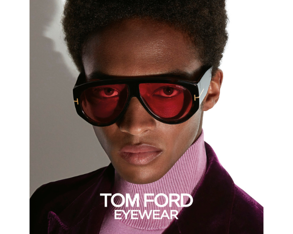 man wearing stylish tom ford sunglasses