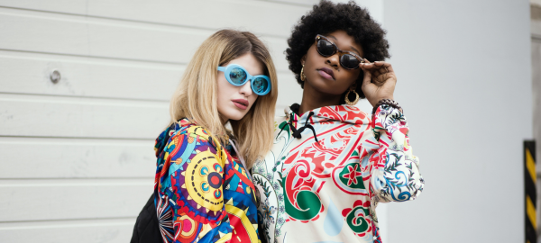 Two women wearing sunglasses