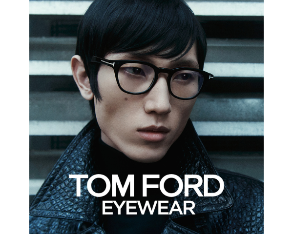 man wearing tom ford eyeglasses