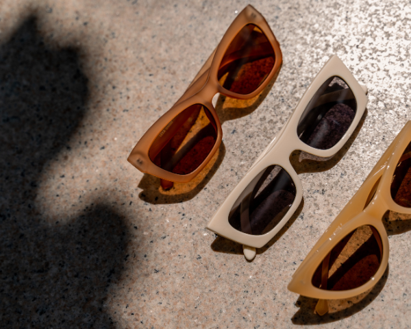 Sunglasses on a table