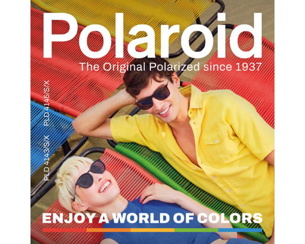 man and woman wearing polaroid sunglasses