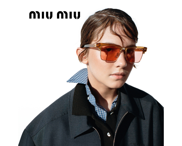 woman wearing Miu Miu sunglasses