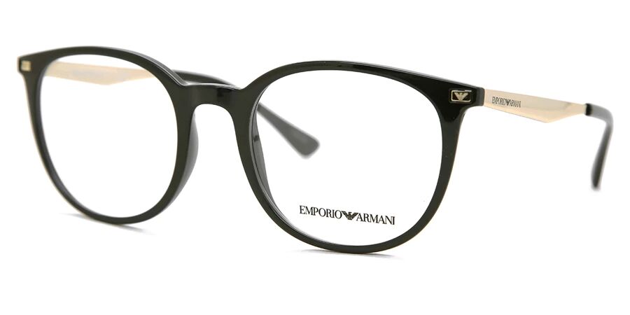 black eyeglasses