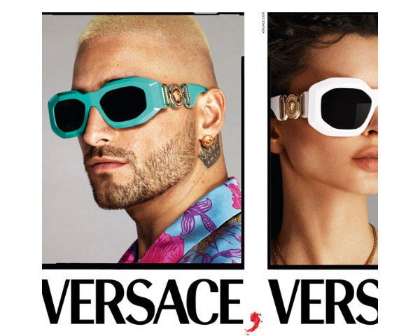 man and woman wearing sunglasses