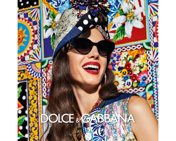 woman wearing Dolce Gabbana