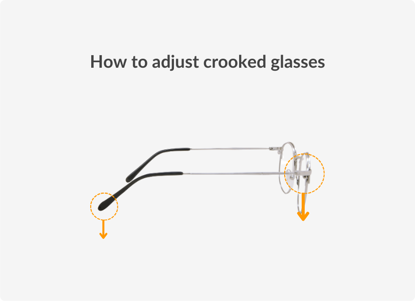 How to adjust glasses cheap at home