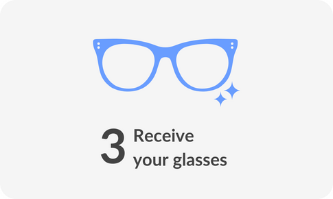 Receive your glasses