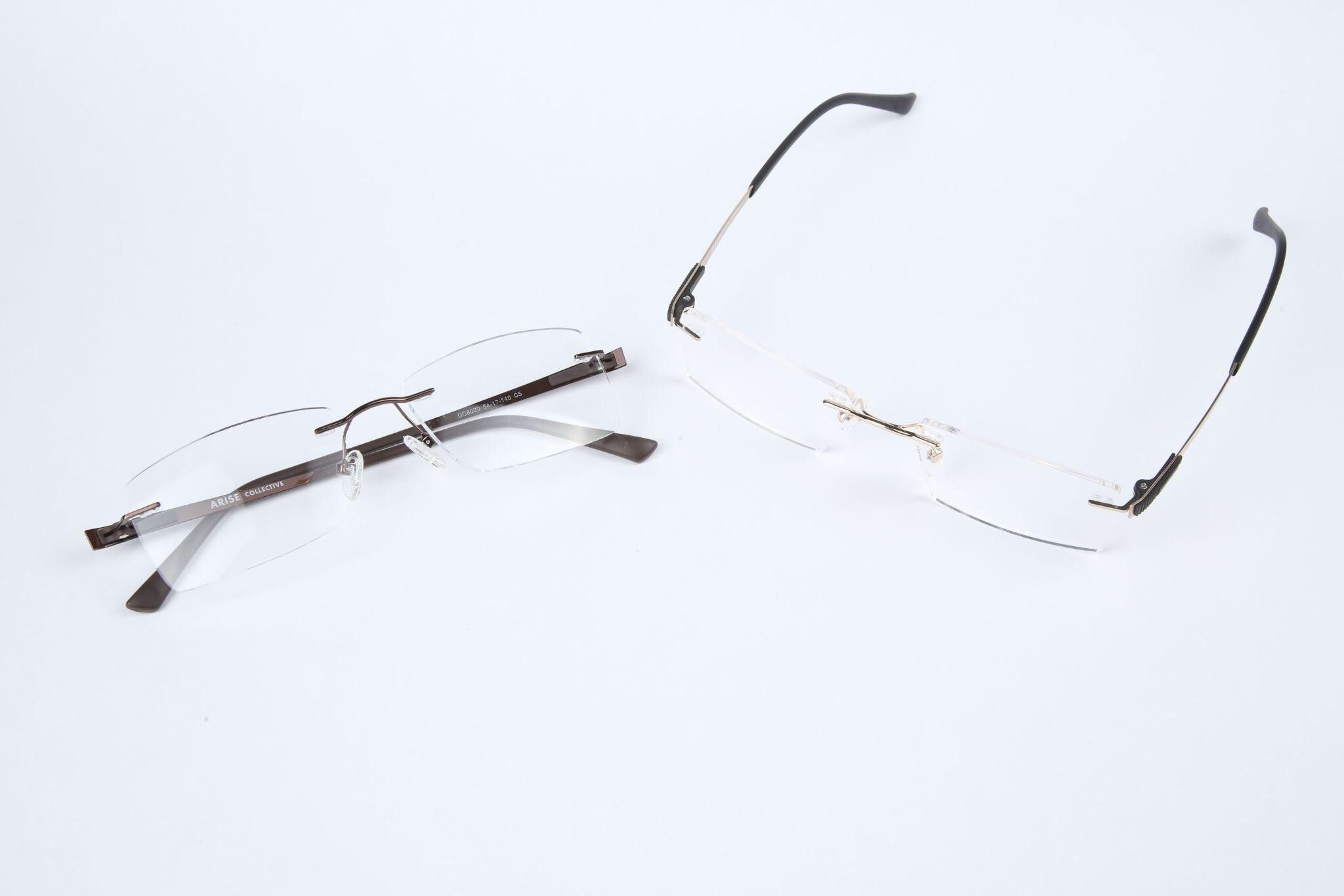 benefits of rimless glasses