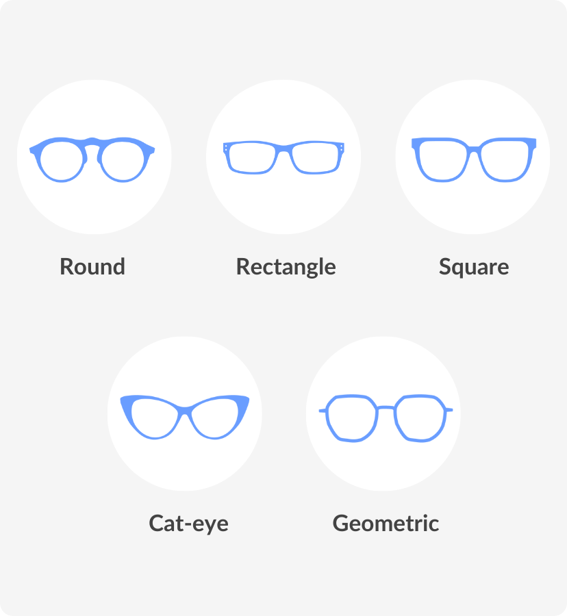 eyeglasses frames shapes