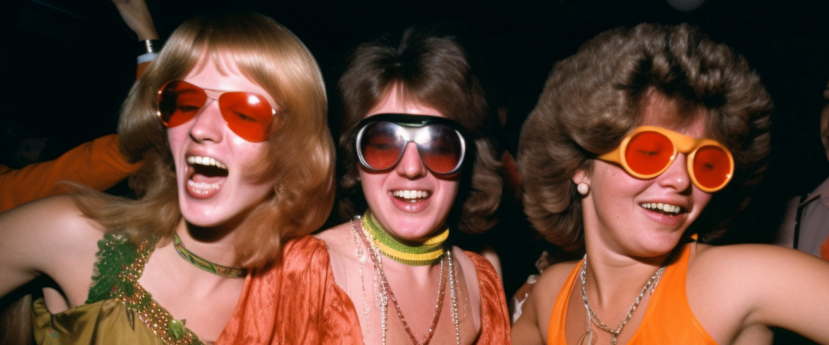 women wearing 1980s glasses