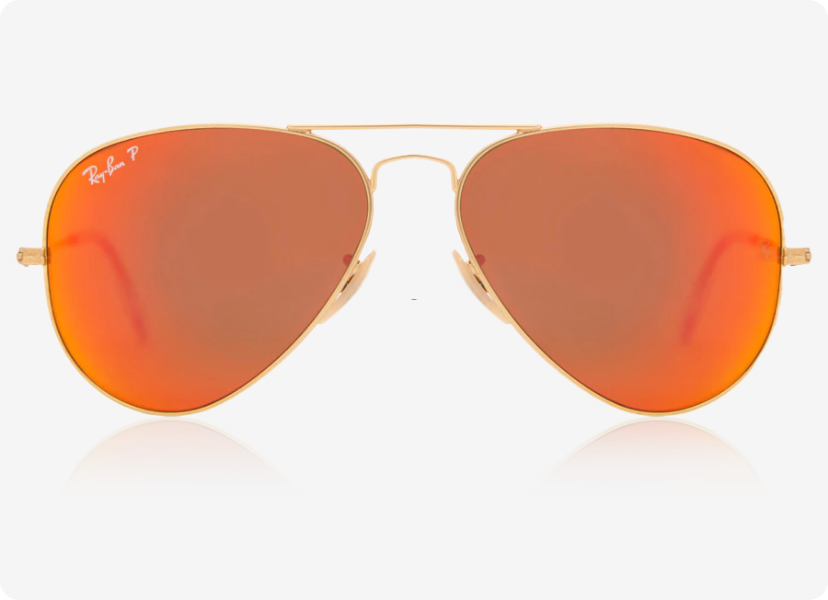 Ray-Ban mirrored lenses