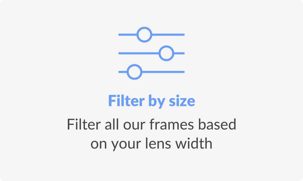 Filter by size