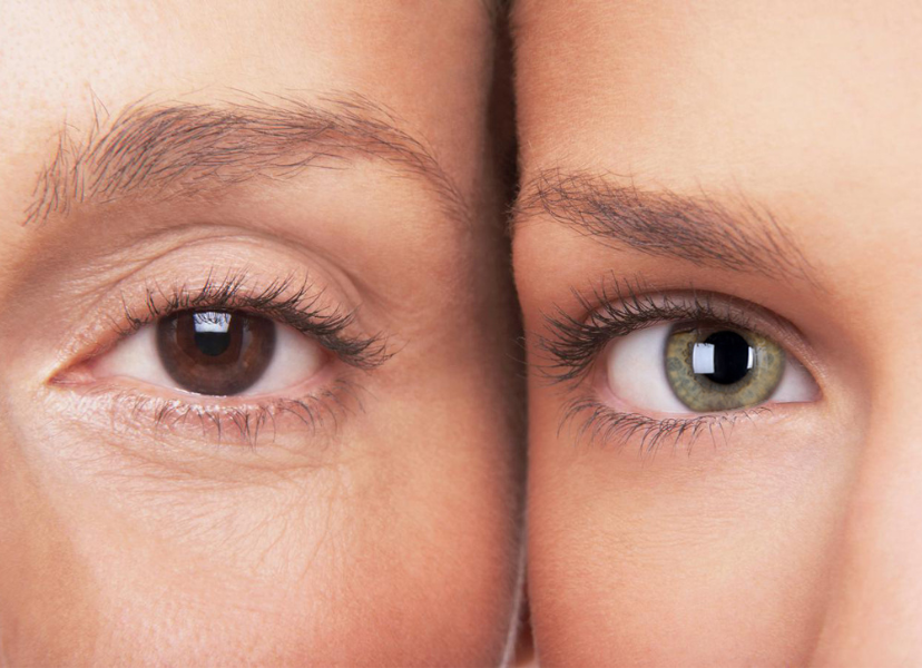 hazel and green eyes