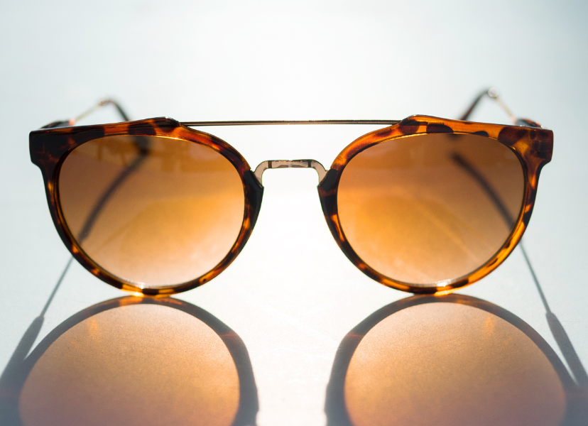 Double Glasses Case 2 in 1  For Reading Glasses & Sunglasses