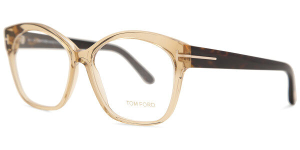 Tom Ford translucent brwon clear frame eyeglasses