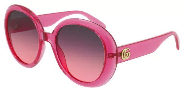 Oversized pink gucci sunglasses