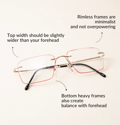 best frames for heart shaped faces