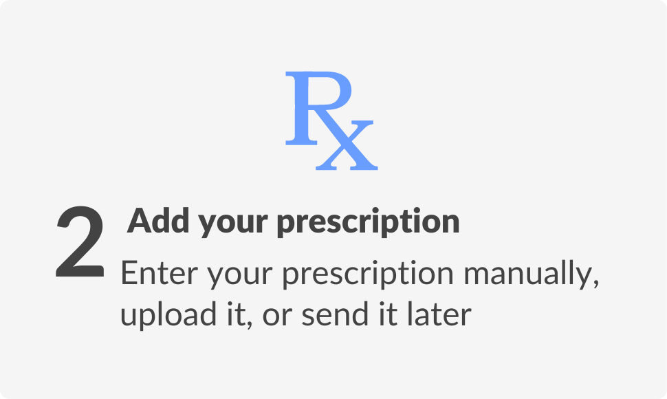 step 2: add your prescription