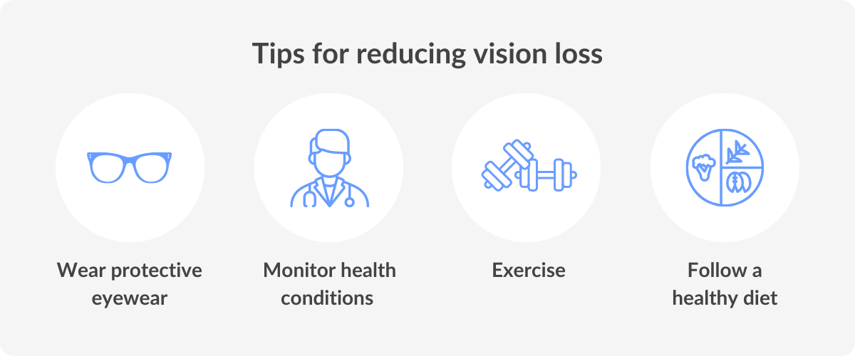 Tips for reducing vision loss