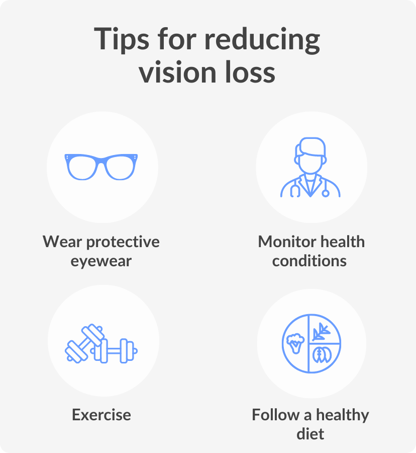 Tips for reducing vision loss