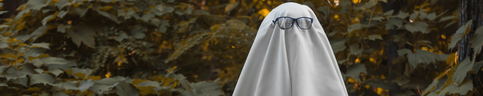 ghost with glasses