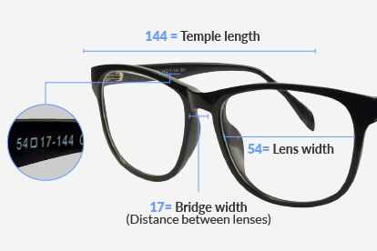 How to Find the Bridge Size for your Glasses 