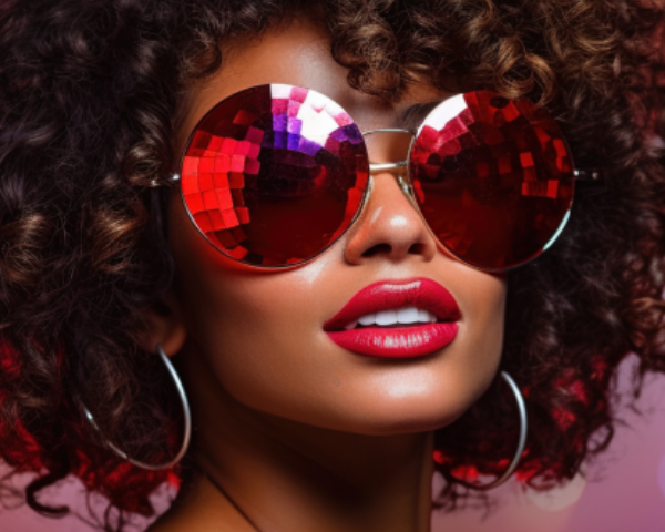 Shop Black Lulu Oval Sunglasses Online