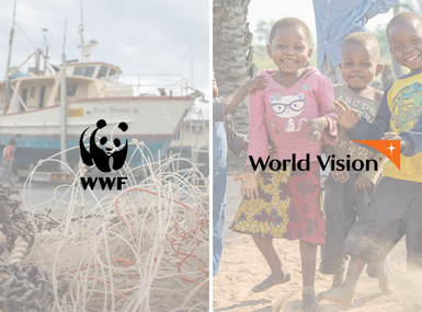 WWF and World Vision logos