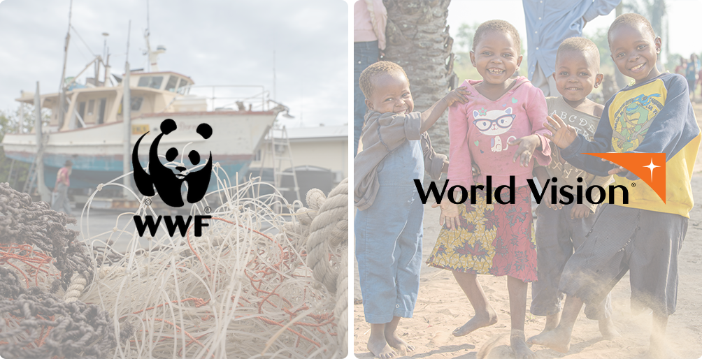 WWF and World Vision logos