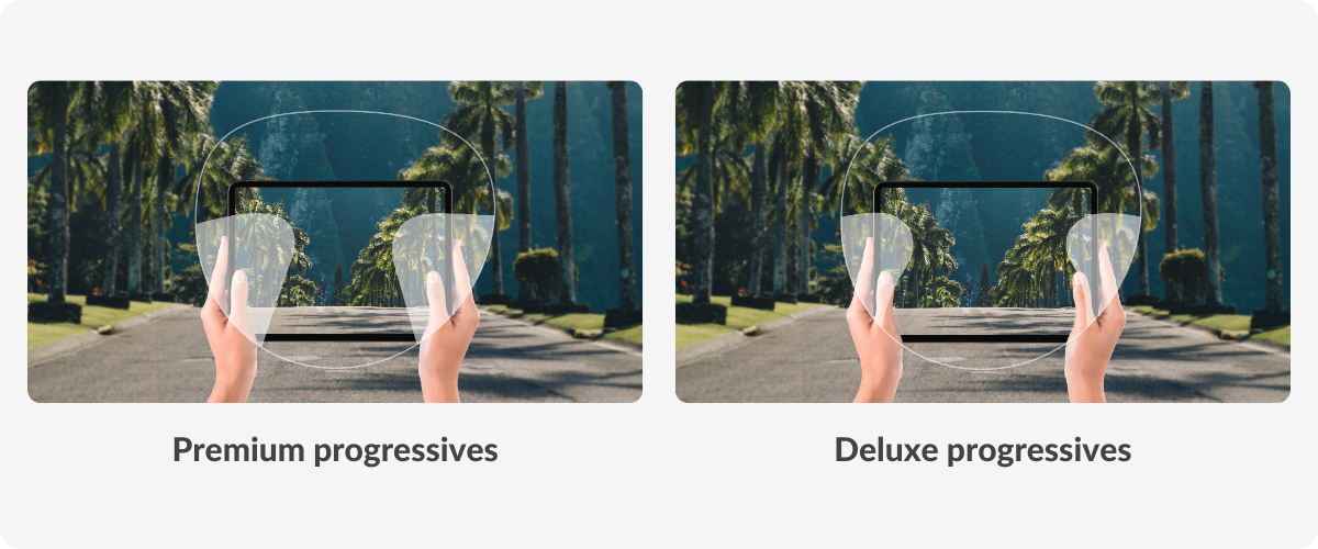 premium and deluxe progressive lenses comparison