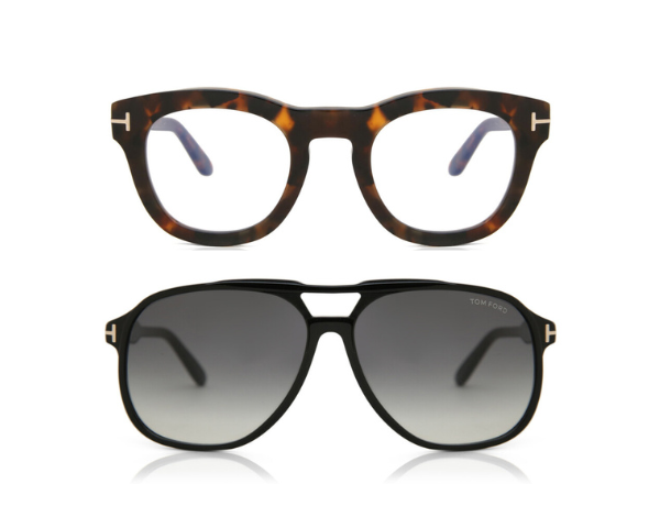 Tom Ford eyeglasses and sunglasses for men