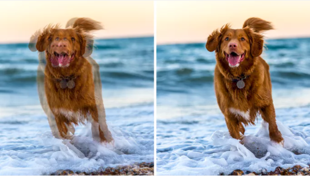 image showing the difference between double vision and normal vision