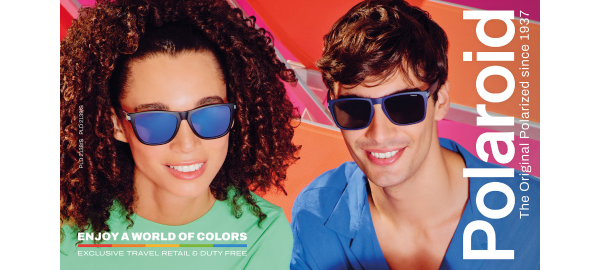 man and woman wearing polaroid sunglasses