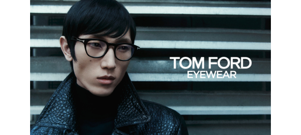 man wearing tom ford eyeglasses