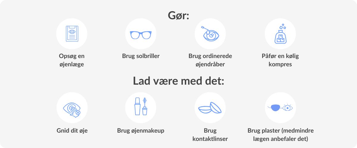 tips for dealing with a scratched cornea