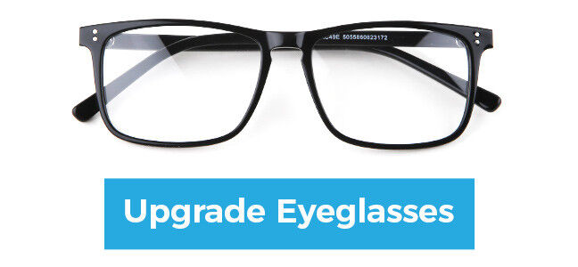 colorless eyeglass frames