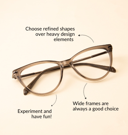 Oval shape specs frame hotsell