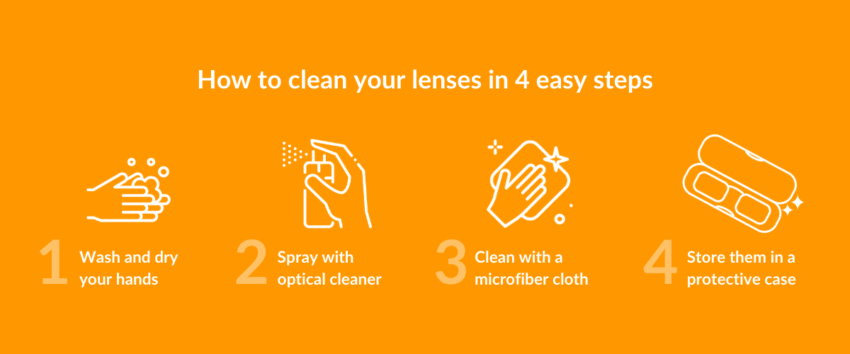 How to Clean Your Glasses the Right Way - VS Eyewear