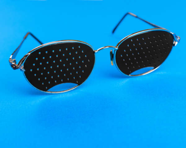 Pinhole sunglasses store