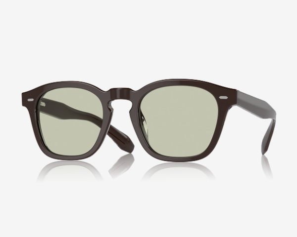 a pair of Oliver Peoples square frame sunglasses